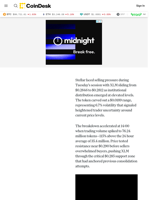 XLM Tumbles Below Key $0.285 Support as Bears Take Over