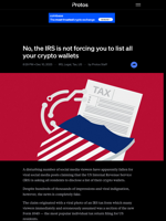 No, the IRS is not forcing you to list all your crypto wallets