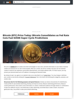 Bitcoin (BTC) Price Today: Bitcoin Consolidates as Fed Rate Cuts Fuel $350K Super Cycle Predictions - Brave New Coin