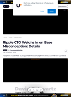 Ripple CTO Weighs in on Base Misconception: Details - U.Today