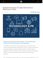 Explore the Impact of Crypto Newswire on Blockchain Trends - Visionary Financial