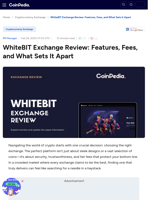 WhiteBIT Exchange Review: Features, Fees, and What Sets It Apart