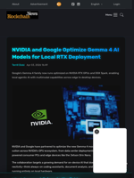 NVIDIA and Google Optimize Gemma 4 AI Models for Local RTX Deployment - Blockchain.News