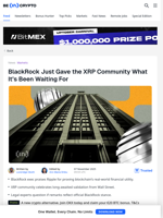 What BlackRock Said That Has XRP Community Very Excited