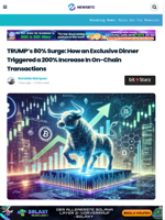 TRUMP’s 80% Surge: How an Exclusive Dinner Triggered a 200% Increase In On-Chain Transactions