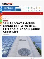 SEC Approves Active Crypto ETF With BTC, ETH and XRP on Eligible Asset List - The Crypto News Wire