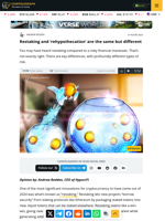 Restaking and ‘rehypothecation’ are the same but different