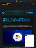 CRV Price Prediction: $0.28 Target or $0.23 Support Test Within Two Weeks - Blockchain.News