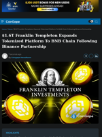 Franklin Templeton Expands Tokenized Platform To BNB Chain