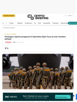 Pentagon reports progress in Operation Epic Fury as Iran remains defiant