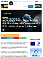 HBAR Holds Back, SHIB Flatlines, But BlockDAG’s 4,500 Devs and 312K Holders Signal the Future | Live Bitcoin News