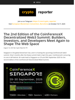 The 2nd Edition of the CoinFerenceX Decentralized Web3 Summit: Builders, Investors, and Developers Meet Again to Shape The Web Space