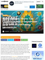 10 Unmissable Titans: Top Cryptos to Join in September 2025 With Skyrocketing Momentum | Live Bitcoin News