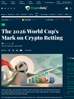 The 2026 World Cup's Mark on Crypto Betting - Crypto Daily