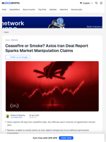 Axios' Iran Ceasefire Claim Sparks Market Manipulation Backlash