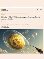 Bitcoin - Why BTC is not in a price bubble, despite recent volatility - AMBCrypto