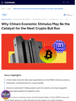 Why China’s Economic Stimulus May Be the Catalyst for the Next Crypto Bull Run