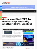 Aster can flip HYPE by market cap and rally another 480%: Analyst - The Crypto News Wire