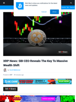 XRP News: SBI CEO Reveals The Key To Massive Wealth Shift | Bitcoinist.com