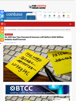 He Still Has Two Password Guesses Left Before $840 Million Deletes Itself Forever - The Crypto News Wire