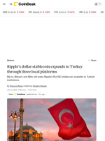 Ripple’s RLUSD stablecoin expands to Turkey through three local platforms