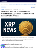 XRP News: Price Set to Skyrocket? SEC Poised to Drop Appeal And This Rival Could Capture the Next Wave
