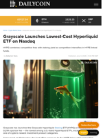 Grayscale Launches Lowest-Cost Hyperliquid ETF on Nasdaq - DailyCoin