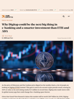 Why Digitap could be the next big thing in e-banking and a smarter investment than ETH and ADA - AMBCrypto