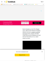 Ripple CEO Bashes Wall Street Bank Opposition of Fed Master Accounts for Crypto