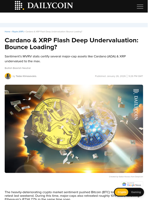 Cardano & XRP Flash Deep Undervaluation: Bounce Loading? - DailyCoin