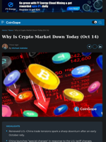 Why Is Crypto Market Down Today (Oct 14)