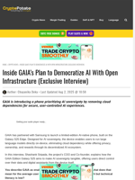 Inside GAIA's Plan to Democratize AI With Open Infrastructure (Exclusive Interview)