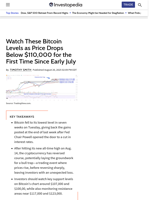 Watch These Bitcoin Levels as Price Drops Below $110,000 for the First Time Since Early July