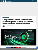 Long-Term Crypto Investment Guide: Digitap ($TAP) Roadmap, User Metrics, and 100x Path - TechBullion