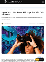 Ripple’s RLUSD Nears $2B Cap, But Will This Lift XRP? - DailyCoin