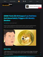 DOGE Tests $0.18 Support as Fed Rate Cut Uncertainty Triggers 8% Weekly Decline - Blockchain.News