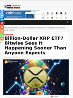 Billion-Dollar XRP ETF? Bitwise Sees It Happening Sooner Than Anyone Expects - The Crypto News Wire