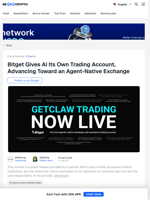 Bitget Gives AI Trading Agent GetClaw Its Own Account