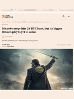 MicroStrategy hits 28 BTC buys, but its bigger Bitcoin play is yet to come - AMBCrypto