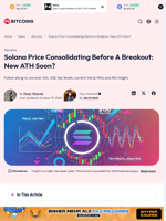 Solana Price Consolidating Before A Breakout: New ATH Soon? - 99Bitcoins