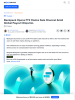 Can Backpack Solve FTX Claims Payout Issues for Global Users?