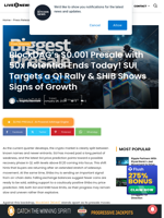 BlockDAG’s $0.001 Presale with 50x Potential Ends Today! SUI Targets a Q1 Rally & SHIB Shows Signs of Growth | Live Bitcoin News