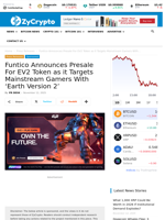 Funtico Announces Presale For EV2 Token as it Targets Mainstream Gamers With ‘Earth Version 2’