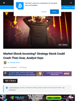 Market Shock Incoming? Strategy Stock Could Crash Then Soar, Analyst Says
