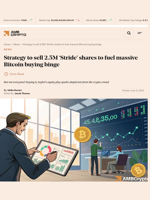 Strategy to sell 2.5M ‘Stride’ shares to fuel massive Bitcoin buying binge - AMBCrypto