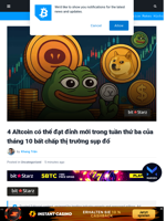 4 Altcoin có thể đạt đỉnh mới trong tháng 10