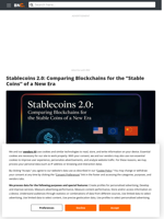 Stablecoins 2.0: Comparing Blockchains for the 