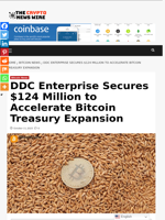 DDC Enterprise Secures $124 Million to Accelerate Bitcoin Treasury Expansion - The Crypto News Wire
