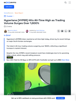 Hyperlane (HYPER) Price Breaks ATH After Exchange Listings