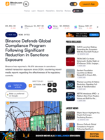 Binance Defends Global Compliance Program Following Significant Reduction in Sanctions Exposure – News Bytes Bitcoin News